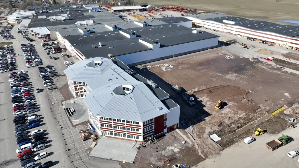usine vaderstad - Illustration 12 000 m2 supplémentaires pour l’usine de Väderstad