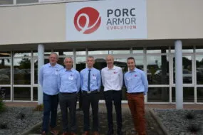 Les représentants du bureau de Porc Armor Évolution