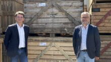 Rémi Cristoforetti et Thomas Couëpel, directeur et président du groupe Le Gouessant.
