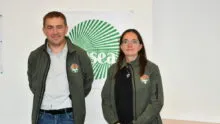 Les responsables dans les locaux de la Chambre d'agriculture
