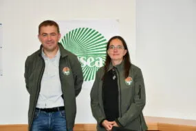 Les responsables dans les locaux de la Chambre d'agriculture