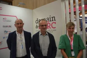Michel Bloc’h, Éric Guélaff et Mathilde Roux