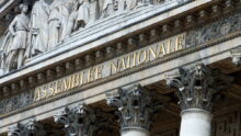 Façade de l'assemblée nationale