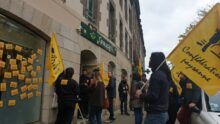Manifestation de la confédération paysanne