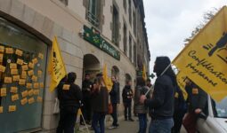 Manifestation de la confédération paysanne