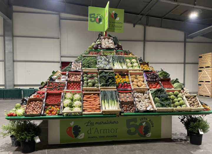 Une pyramide de légumes