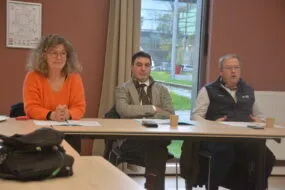 Sophie Jézéquel, Alain Espinasse et Jean-Hervé Caugant.