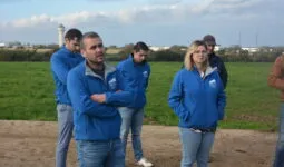 Yann Le Gac et les Jeunes Agriculteurs du Finistère
