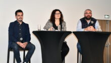 Les trois intervenants lors de la table ronde