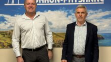 Sébastien Blot et Jean-Luc Cade, responsable de la coopértaive Garun-Paysanne.