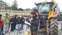 Une mobilisation agricole à Quimper