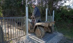 Styven Thomas sur son quad