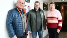 Les agriculteurs retraités dans les locaux de la Chambre d'agriculture de Rennes
