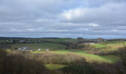 Paysage de campagne région de Ploeuc sur lié