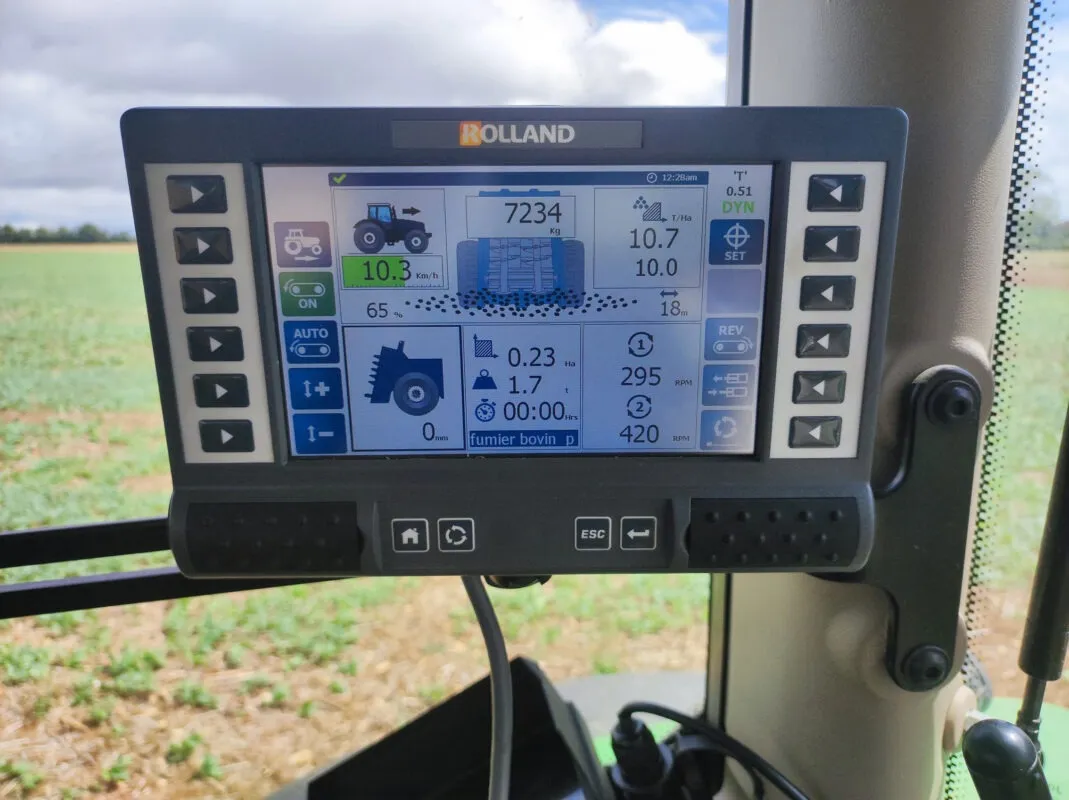 outil de pesée epandeur rolland