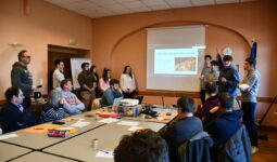 Les BTS, les agriculteurs et les encadrants à St-Malon-sur-Mel