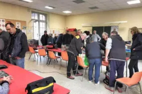 Vue générale dans la salle du Repair Café