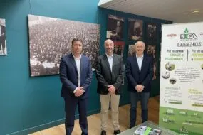 De gauche à droite : Thomas Quillévéré, secrétaire, Marc Kéranguéven, président et Olivier Sinquin, directeur.