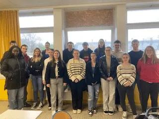 photo de classe des BTS ACSE, première année du lycée de Bréhoulou 2025