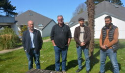 MArc Kéranguéven, Alain Argouarch, Abdelouahed Laachachi et Mustapha Amrini