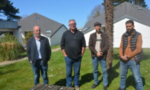 MArc Kéranguéven, Alain Argouarch, Abdelouahed Laachachi et Mustapha Amrini