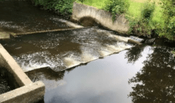 La prise d'eau de Lannidy. dans le Finistère