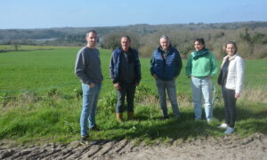 Philippe Talgorn, Marc et Stéphane Fournier, Aurélie Cheveau et Audrey Emedy.
