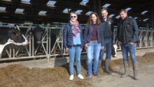 Marie-Claire Picart, Pascale et Franck Chombart et Jean-Jacques Picart