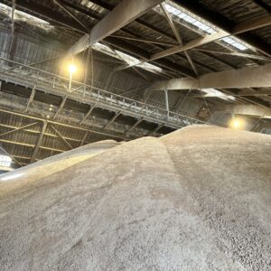 stockage de tourteau de soja à Montoir