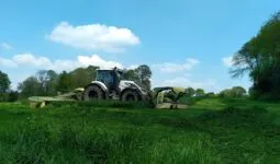 Groupe de fauche Krone à la fauche