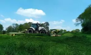 Groupe de fauche Krone à la fauche