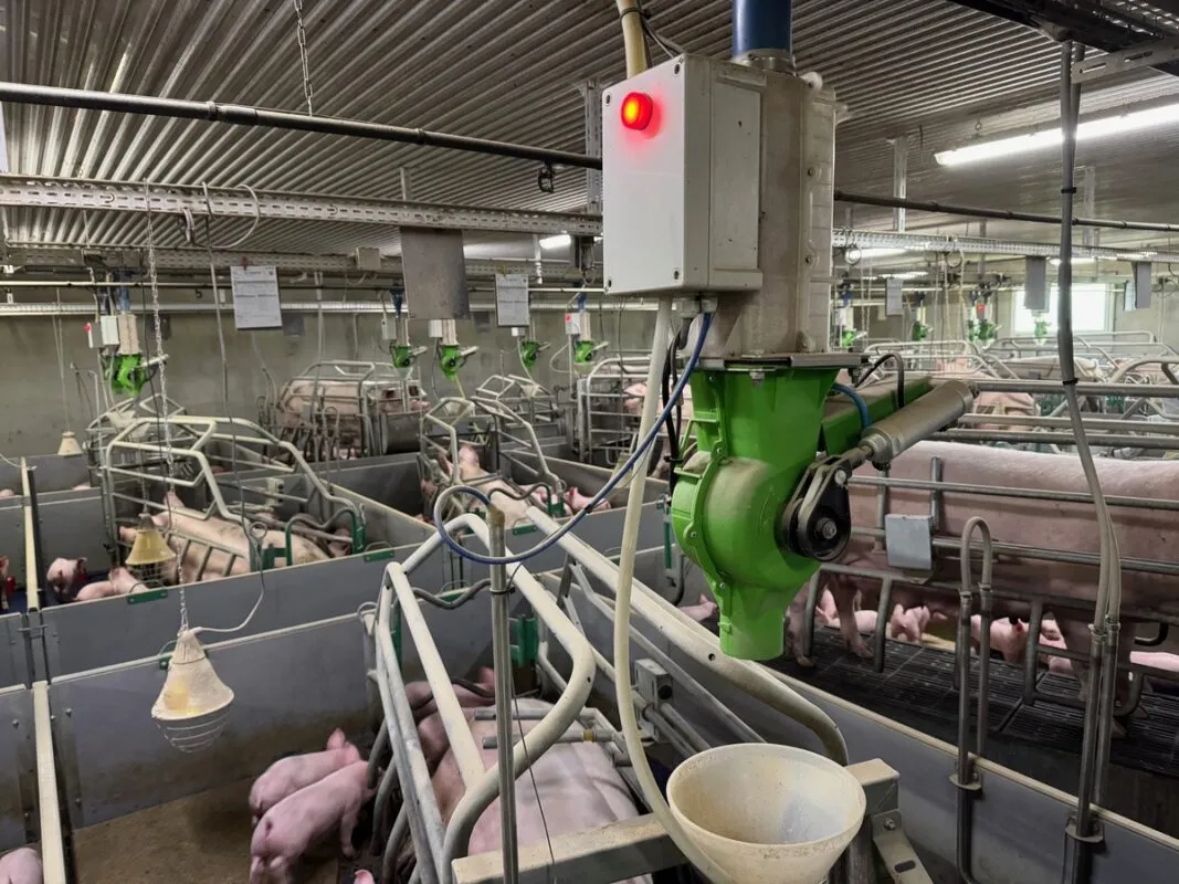 Gros plan sur le distributeur automatique Materneo d'Asserva