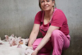 Dominique Gautier, éleveuse de porcs et présidente d’Agriculteurs de Bretagne