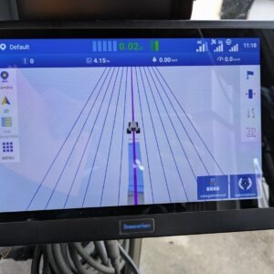 terminal de guidage dans une cabine de tracteur