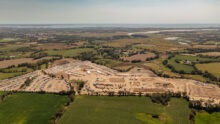 Vue aérienne du site de la Fête de l’agriculture à Ambon