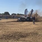 Un tracteur pulling