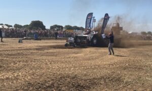 Un tracteur pulling