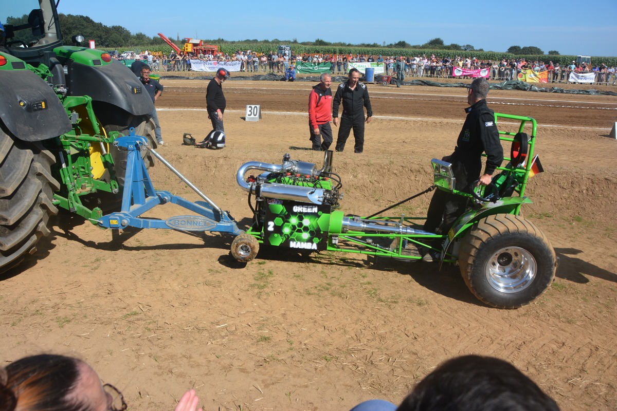 Plus petit, le Green Mamba 2 concoure dans la catégorie Garden Modified 600 kg.