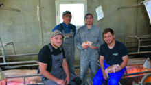 Le famille Driant, eleveurs de porc