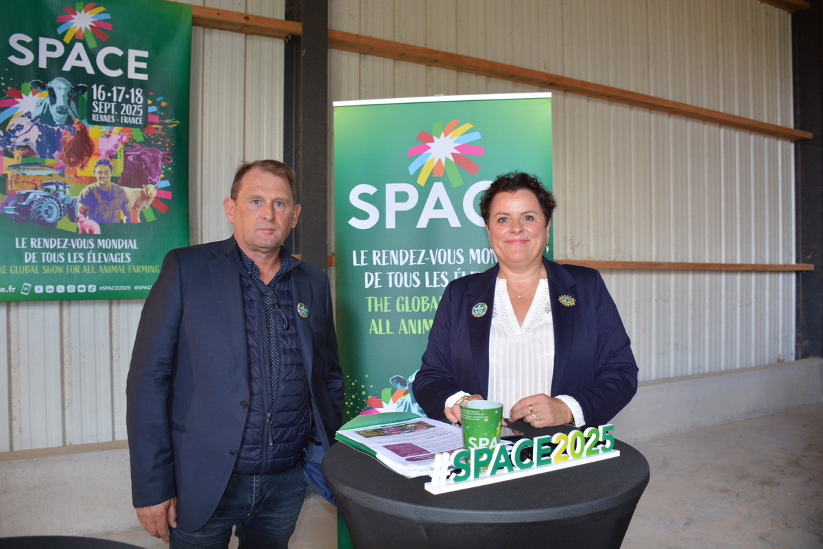 Didier Lucas et Anne-Marie Quemener - Illustration Le Space se prépare à une édition record