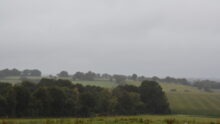 paysage breton dans la brume