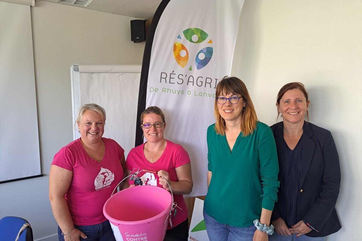4 femmes - Illustration Res’Agri de Rhuys à Lanvaux dans la lutte contre le cancer