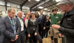 La ministre de l'agriculture  Annie Genevard, au Space en 2025