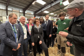 La ministre de l'agriculture  Annie Genevard, au Space en 2025