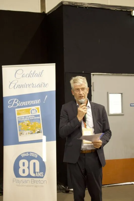 Gérard Lehuger, président de Paysan Breton
