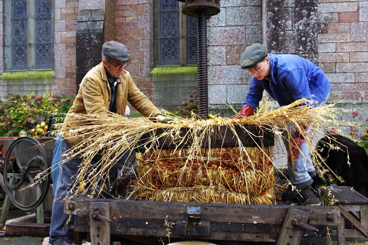 Pressage des pommes à l’ancienne
