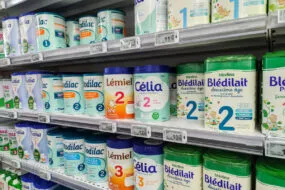 Un rayon de lait maternel dans une grande surface