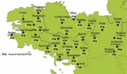 carte de la pousse de l'herbe en bretagne du 15 au 20 octobre 2025