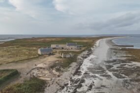 L'île Béniguet vue du ciel