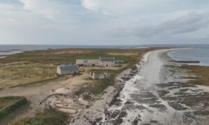 L'île Béniguet vue du ciel